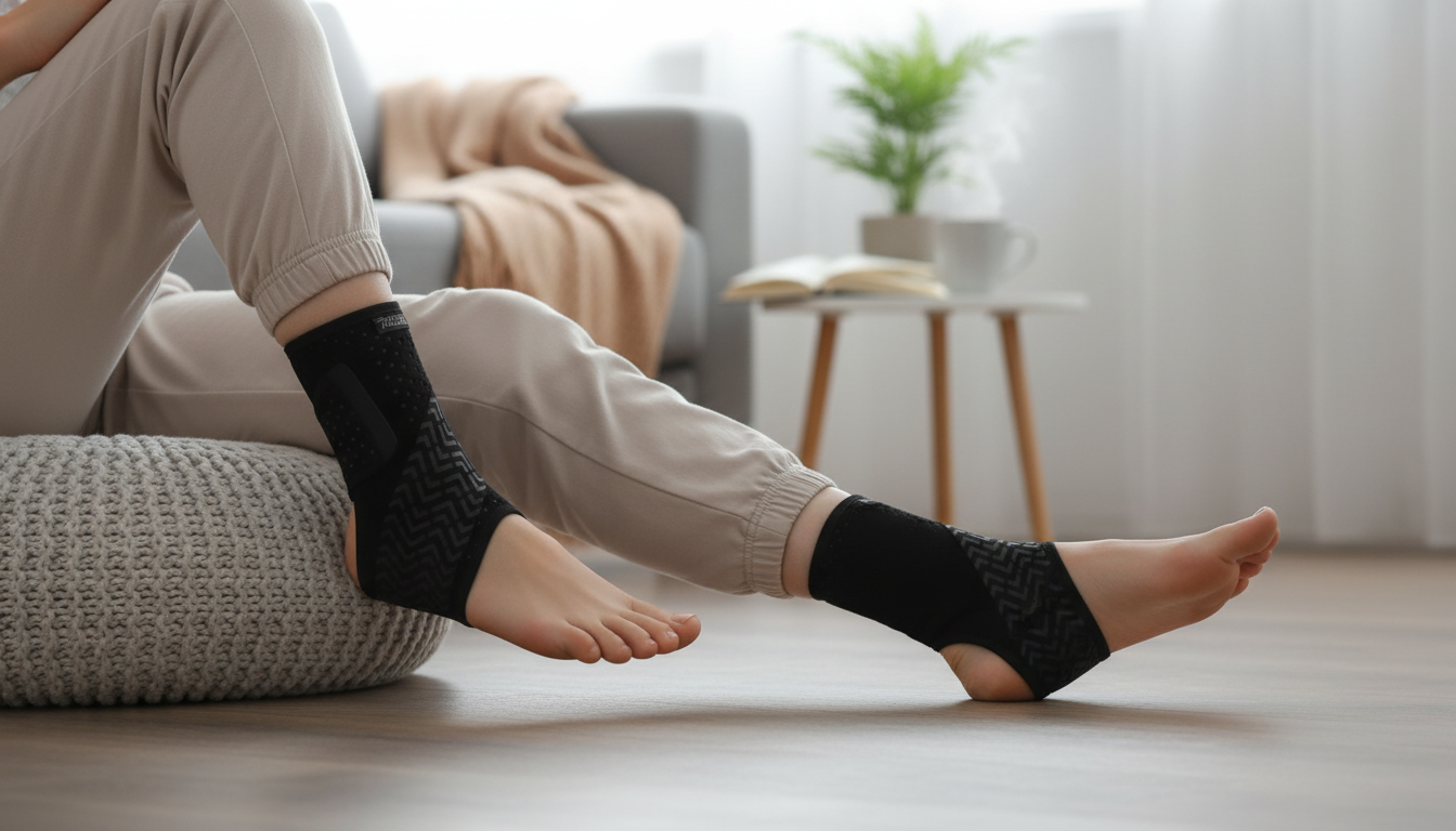 Adjustable Achilles & Ankle Wrap for Daily Pain Relief