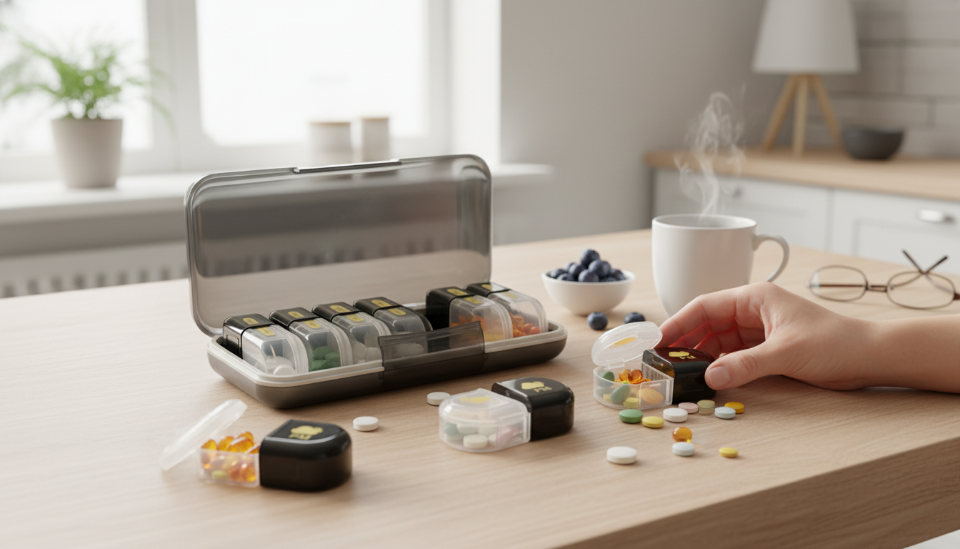 Extra Weekly Pill Organizer: Bigger Compartments, Less Stress